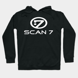 Scan 7 - logo 2000 (white) Hoodie